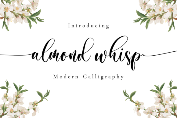 Almond Whisp: A Handwritten Font for Elegant Branding