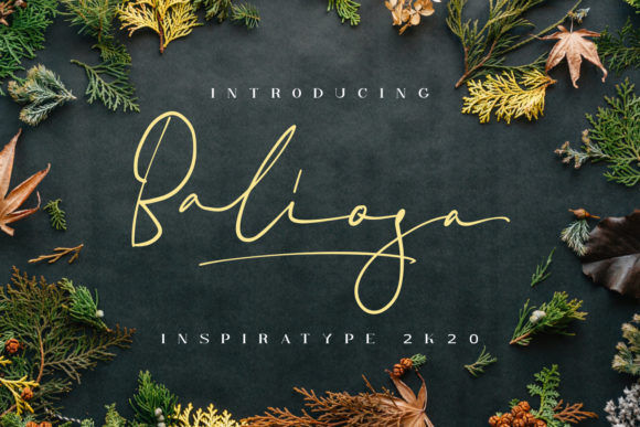 Baliosa: A Handwritten Font for Memorable Branding