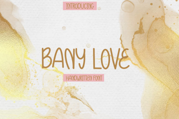 Bany Love Font for Web Design