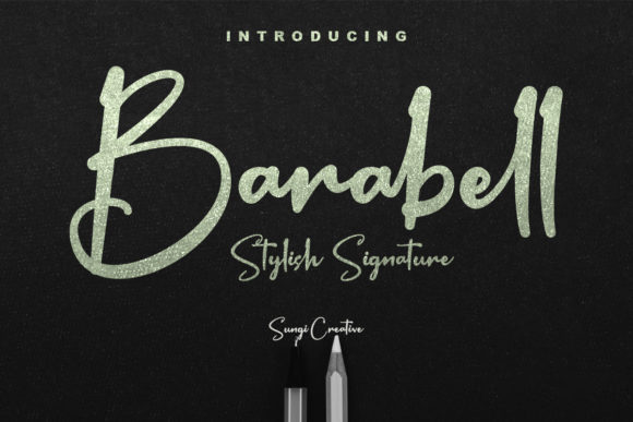 Barabell Font for Web Design and Branding