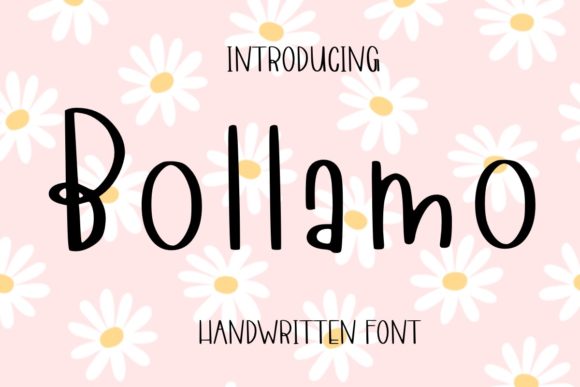 Bollamo: A Handwritten Font for Authentic Branding