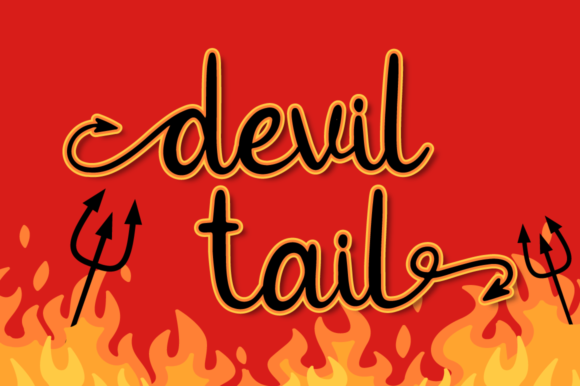 Devil Tail: A Script Font for Bold Branding