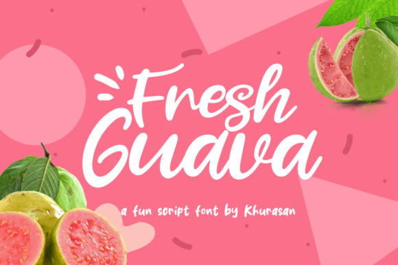 Fresh Guava Font for Editorial Design