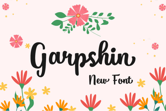 Garpshin: A Handwritten Font for Modern Editorial Design