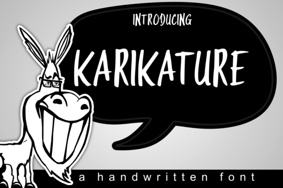 Karikature Font Review for Campaign Design