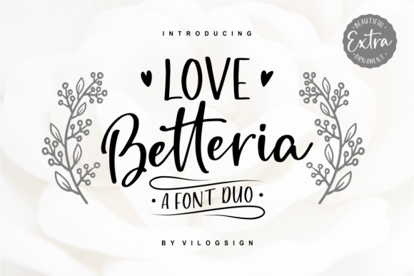 Love Betteria Script Font for Handmade Creations