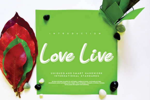 Love Live Font for Web Design Projects