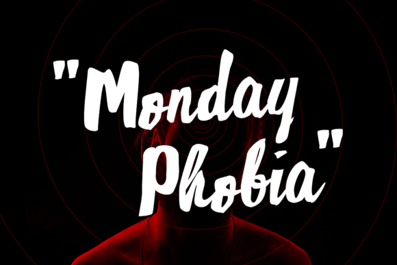 Monday Phobia Font for Handmade Creations