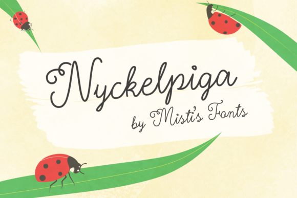 Nyckelpiga: A Handwritten Font for Editorial Elegance