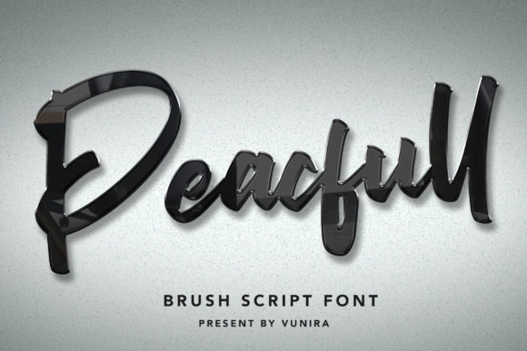 Peacfull: A Handwritten Font for Modern Branding