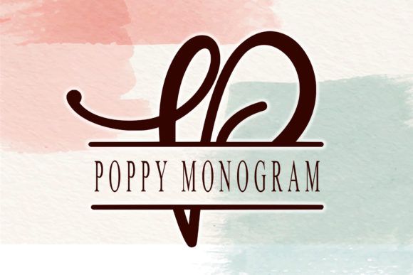 Poppy Monogram: A Modern Typeface for Digital Design