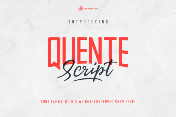 Quente Font for Web Design and Brand Identity