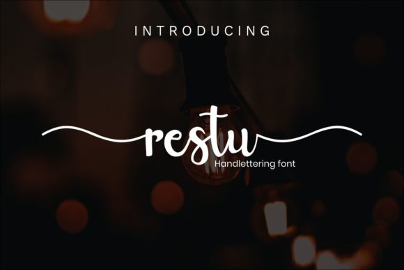 Restu: A Script Font That Elevates Your Editorial Design
