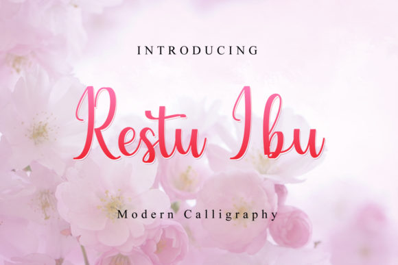 Restu Ibu Font for Handmade and Commercial Projects
