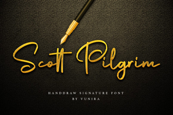 Scott Pilgrim Font for Web Design