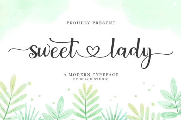 Sweet Lady Font for Handmade Creations