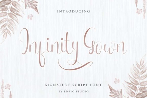 The Grace of Infinity Gown in Editorial Design