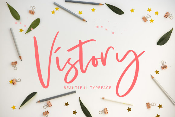 Vistory: A Handwritten Font for Modern Web Design